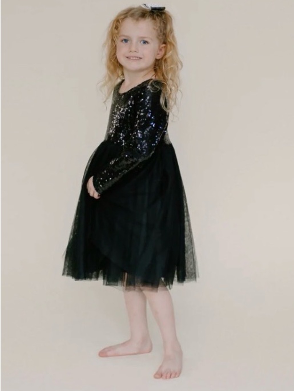HoneyBee Kids Black Sparkle Tutu Dress 4XL (8/9Y)